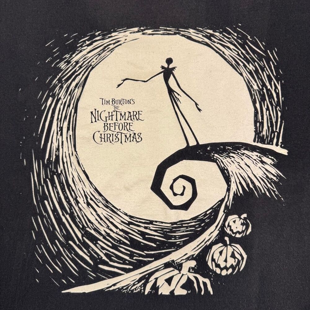 Rare Tim Burton's Nightmare Before Christmas Jack Skellington Giant Tag VTG - XL - Picture 2 of 7